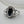Small Oval Black Onyx Sterling Silver Ring