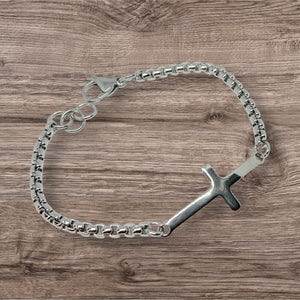 Simple Natural Design Cross Bracelet