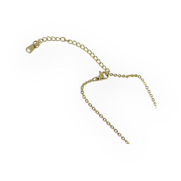 Engraved Flower Necklace