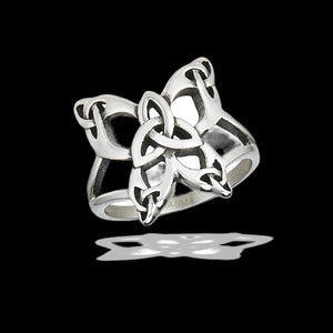 Butterfly Celtic Stainless Steel Ring