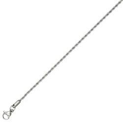 Stainless Steel Rope Chain Necklace