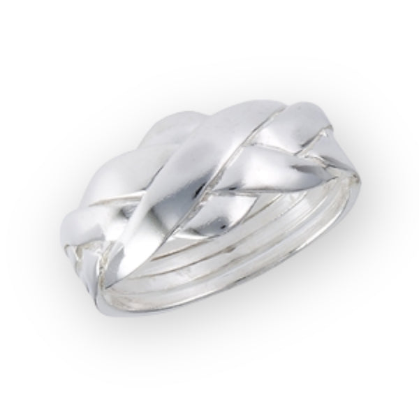 Sterling Silver Puzzle Ring