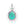 Load image into Gallery viewer, Petite Turquoise Sterling Silver Pendant Necklace
