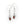 Load image into Gallery viewer, Garnet CZ Celtic Sterling Silver Earrings
