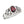 Load image into Gallery viewer, Garnet CZ Celtic Sterling Silver Ring
