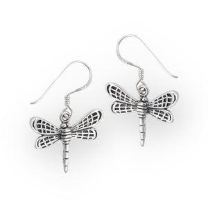 Little Dragonflies Sterling Silver Earrings