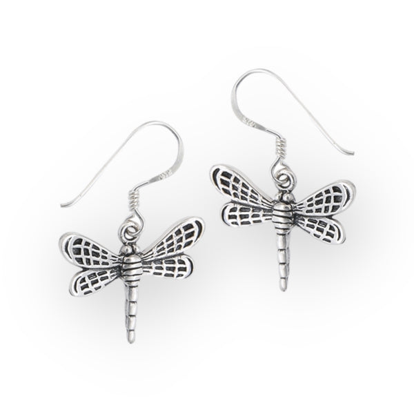 Little Dragonflies Sterling Silver Earrings