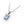 Mercury Mystic Topaz Sterling Silver Pendant Necklace
