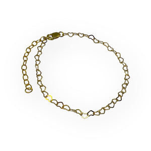 14kt Gold Fill Heart Bracelet