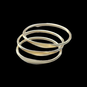 14kt Gold Fill Simple Flat Minimalist Ring