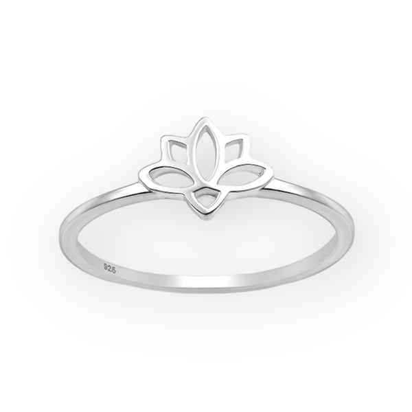 Little Lotus 925 Sterling Silver Ring