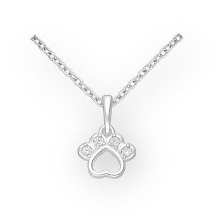 Animal Lover Cubic Zirconia Pendant Necklace