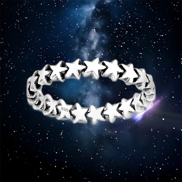 Seeing Stars Sterling Silver Ring