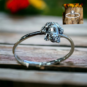 Little Frog Sterling Silver Ring