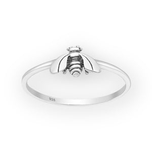 Sterling Silver Honey Bee Ring