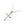 Flare Sterling Silver Cross Pendant Necklace