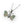 Gemstone Butterfly Sterling Silver Necklace