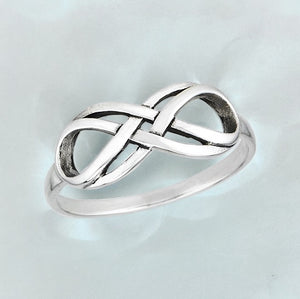 Celtic Infinity Sterling Silver Ring