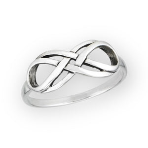 Celtic Infinity Sterling Silver Ring