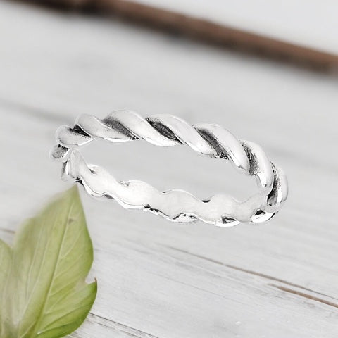 Serpentine Sterling Silver Ring