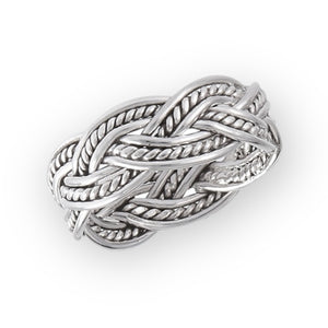 Braid Sterling Silver Ring