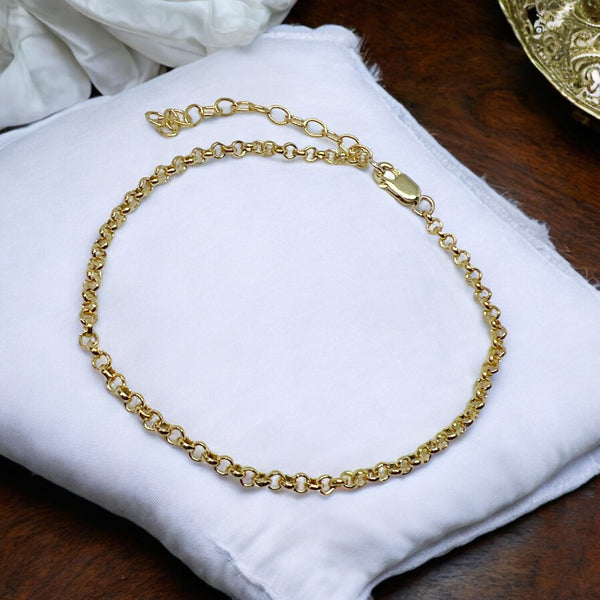 14k Gold Fill Rolo Bracelet