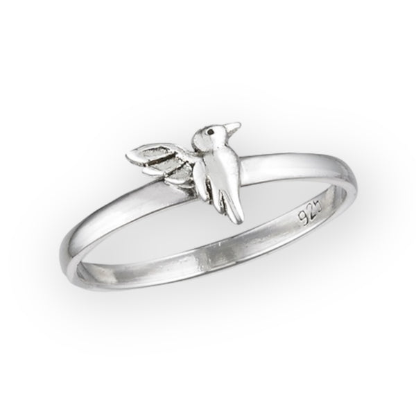 Hummingbird Sterling Silver Ring