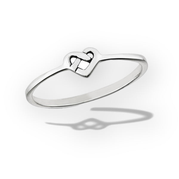 Celtic Heart Sterling Silver Ring