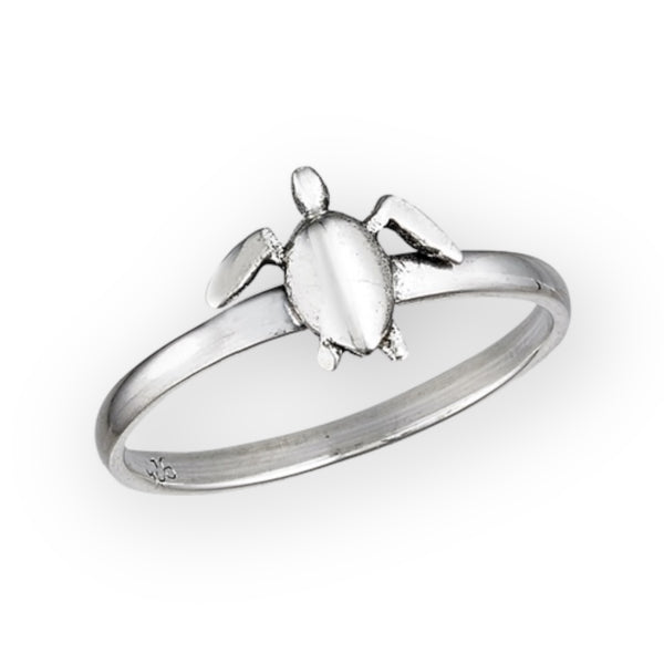 Baby Tortoise Sterling Silver Ring