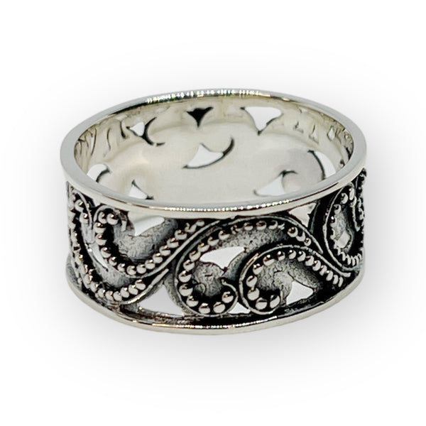 Traveling Vine Sterling Silver Ring