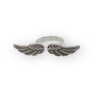 Open Wings Sterling Silver Ring