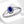 Load image into Gallery viewer, Lapis Little Oval Sterling Silver Ring
