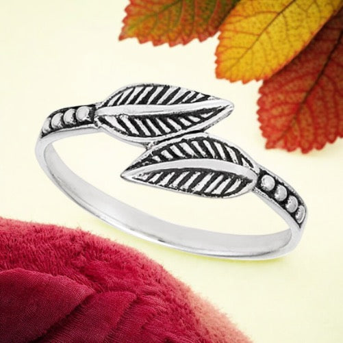 Little Leaves Sterling Silver Ring