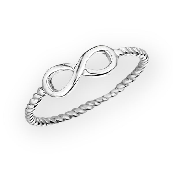 Petite Infinity Sterling Silver Ring