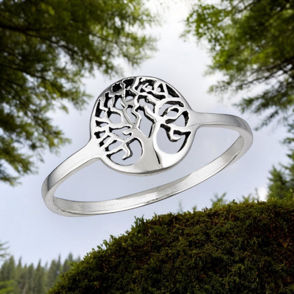 Little Tree of Life Sterling Silver Ring