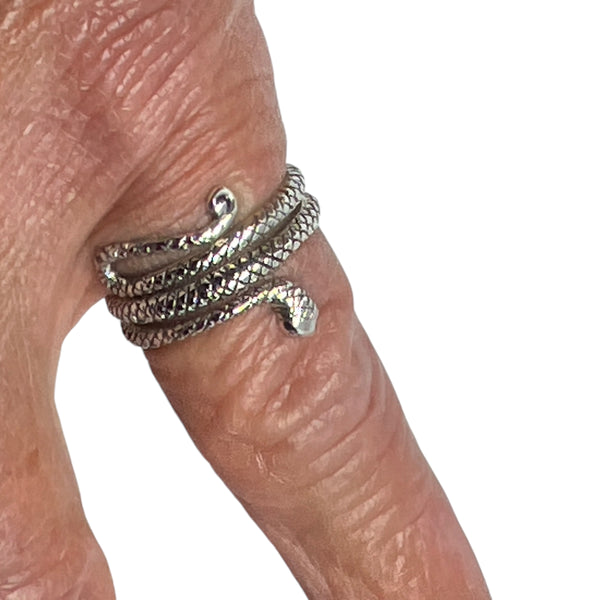 Snake Sterling Silver Ring