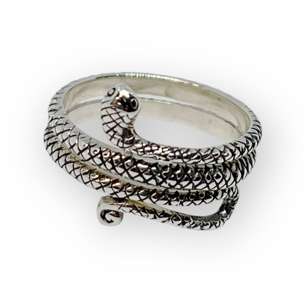 Snake Sterling Silver Ring