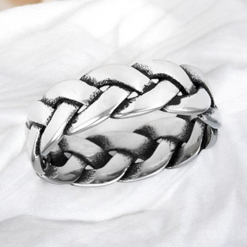 Stainless Steel Braid Ring