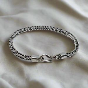Zenith Chevron Link Sterling Silver Bracelet