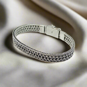 Sterling Silver Mesh Braid Bracelet