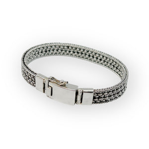 Sterling Silver Mesh Braid Bracelet