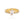 Gold-tone double-layer ring with marquise clear stone