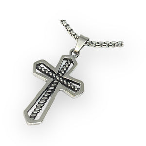 Twisted Cross Necklace