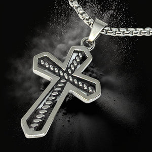 Twisted Cross Necklace