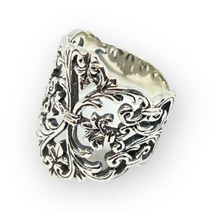 Royal Filigree Band Sterling Silver Ring