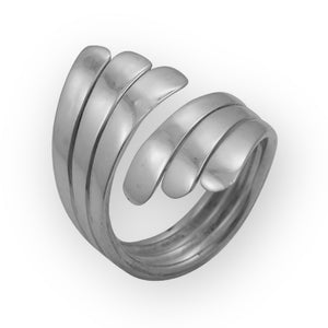 Big Hug Wrap Cuff Sterling Silver Ring