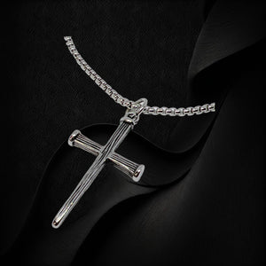 Enlightened Nail Cross Necklace