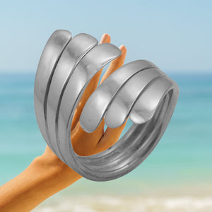Big Hug Wrap Cuff Sterling Silver Ring