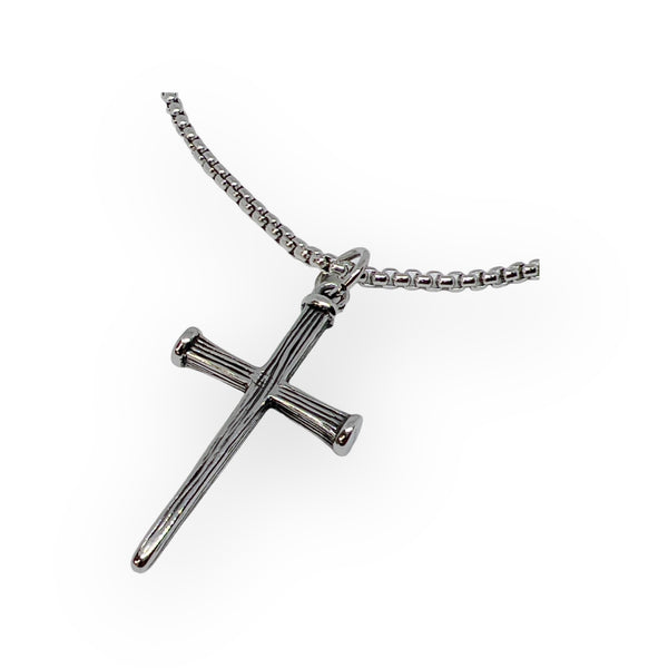 Enlightened Nail Cross Necklace