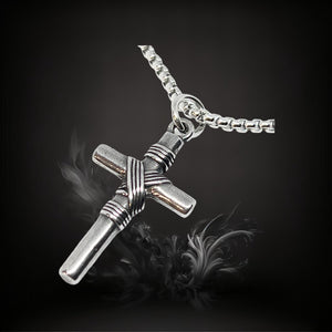 Bound Cross Necklace